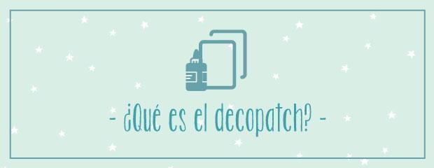¿Cuál es la técnica de manualidades decopatch?