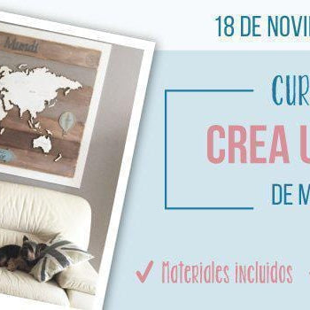 Nuevo curso monográfico para realizar un mapamundi en Madrid, ¿te lo vas a perder?