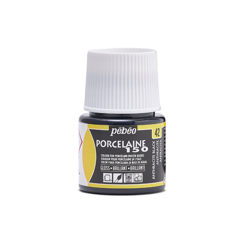 Pebeo Porcelaine 150 - 42 Negro Antracita 024042