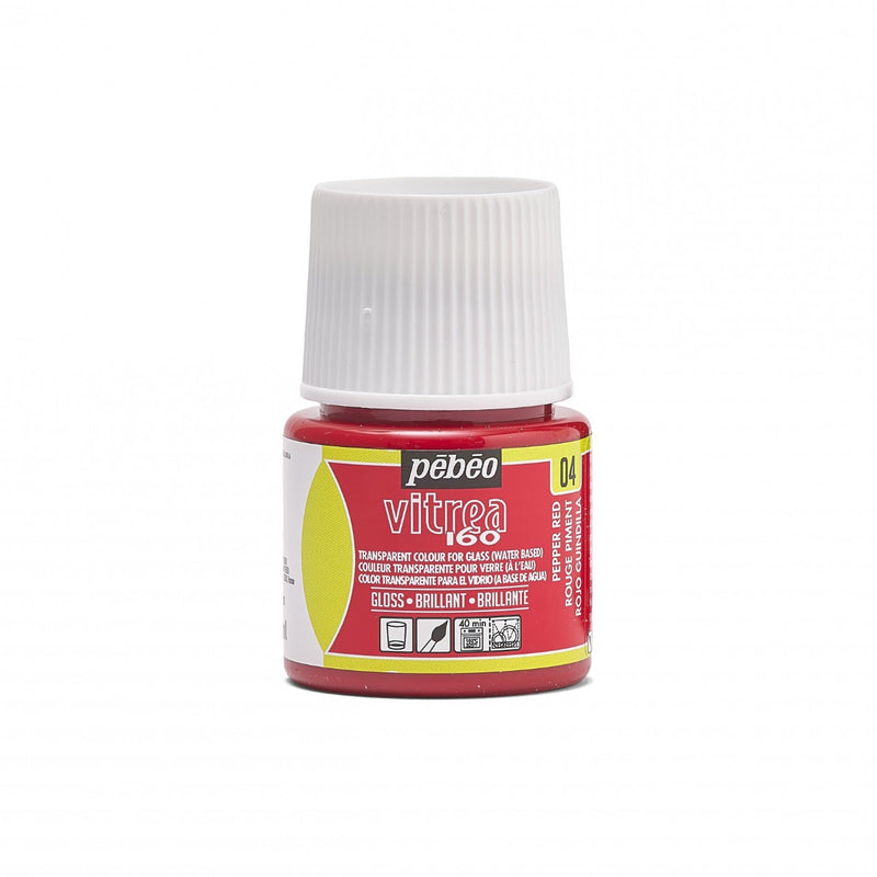 Pebeo Vitrea 160 - 04 Rojo Guindilla 111004