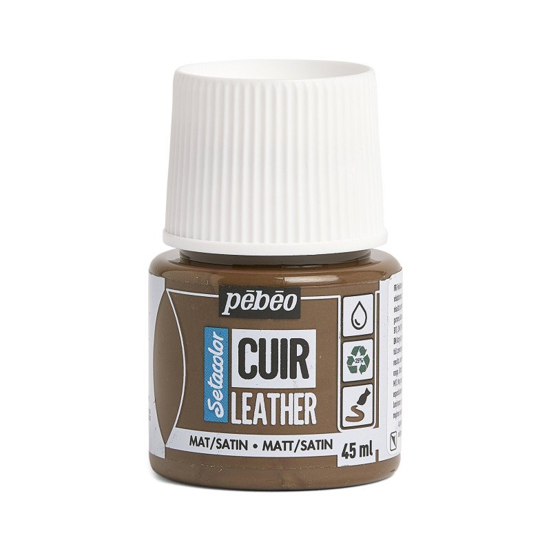 Pebeo Setacolor Cuir/Leather Express Brown 295618
