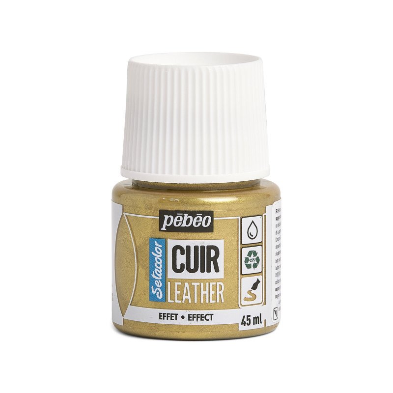 Pebeo Setacolor Cuir/Leather Metal Gold 295633