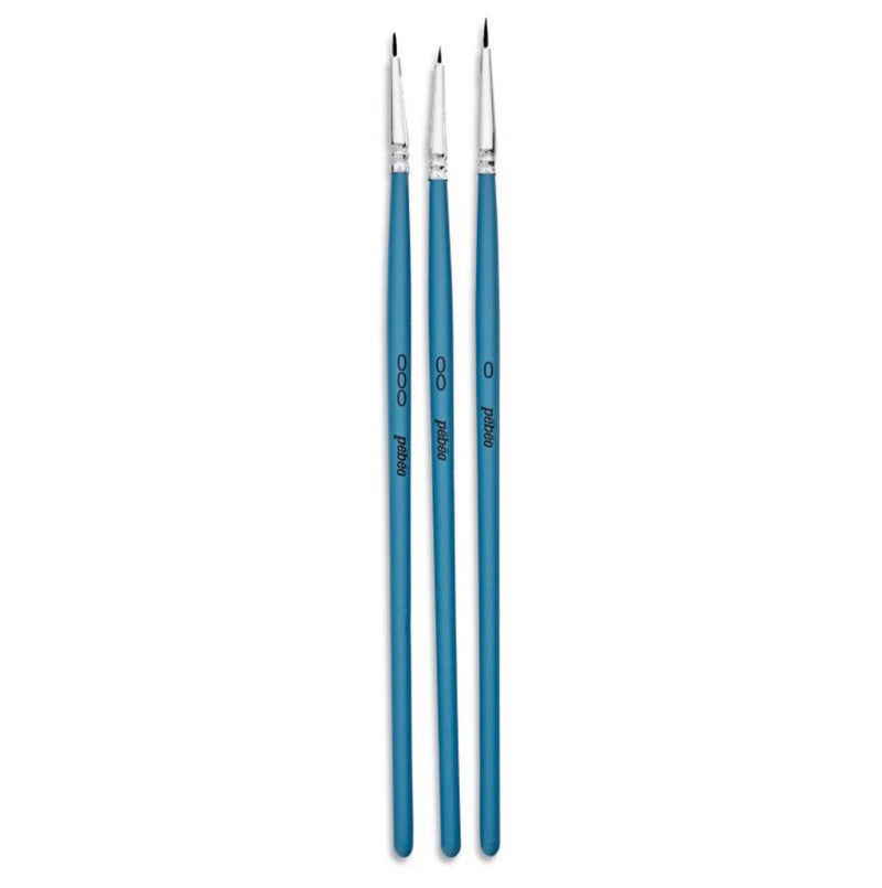 Pebeo brushes set 6 acrylic flats P952310