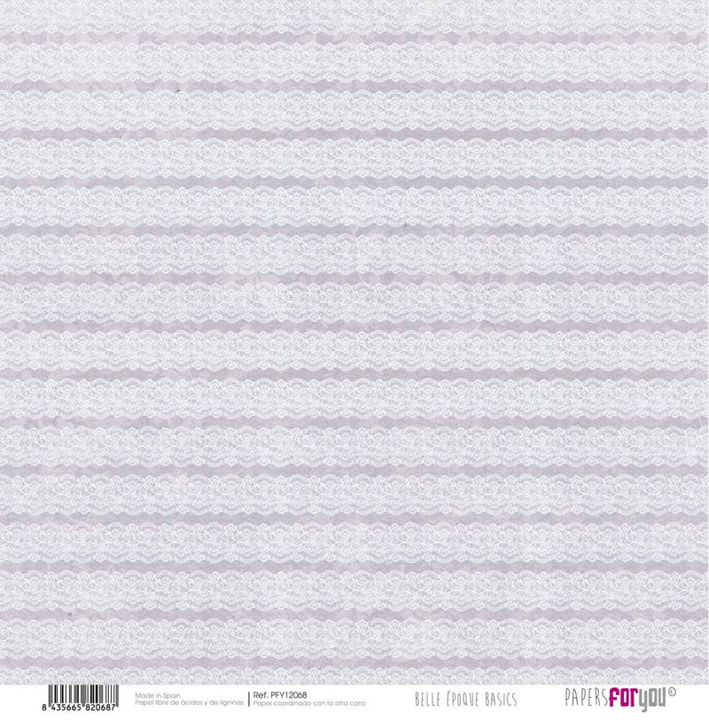 Copia de Papersforyou kit 12 papeles scrap+2 hojas recortables PFY12058 Belle Epoque PAPERS FOR YOU CENTROARTESANO