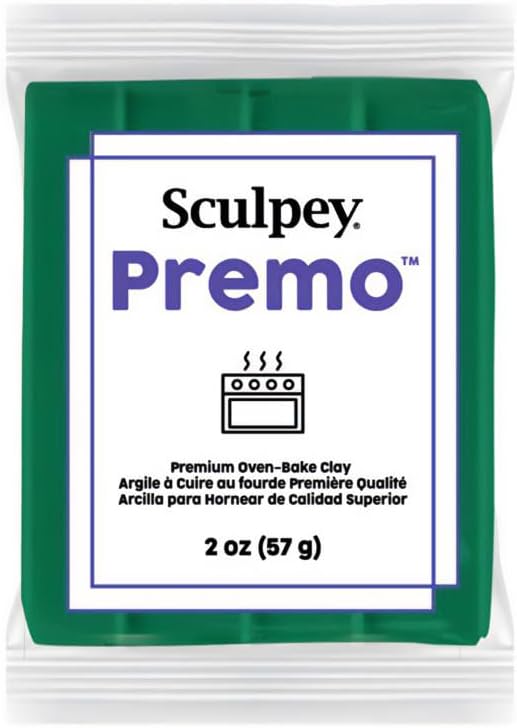 Sculpey Premo 57g - Arcilla para hornear - verde - PE025323