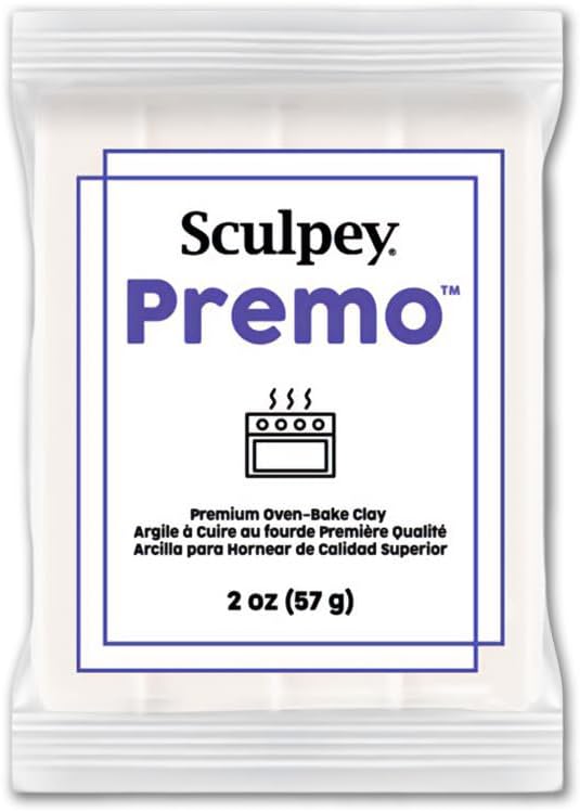 Sculpey Premo 57g - Arcilla para hornear - blanco - PE025001