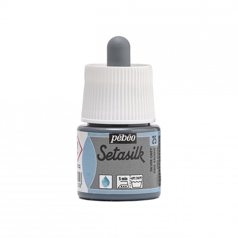 Pebeo Setasilk - 25 Gris Plata 181025