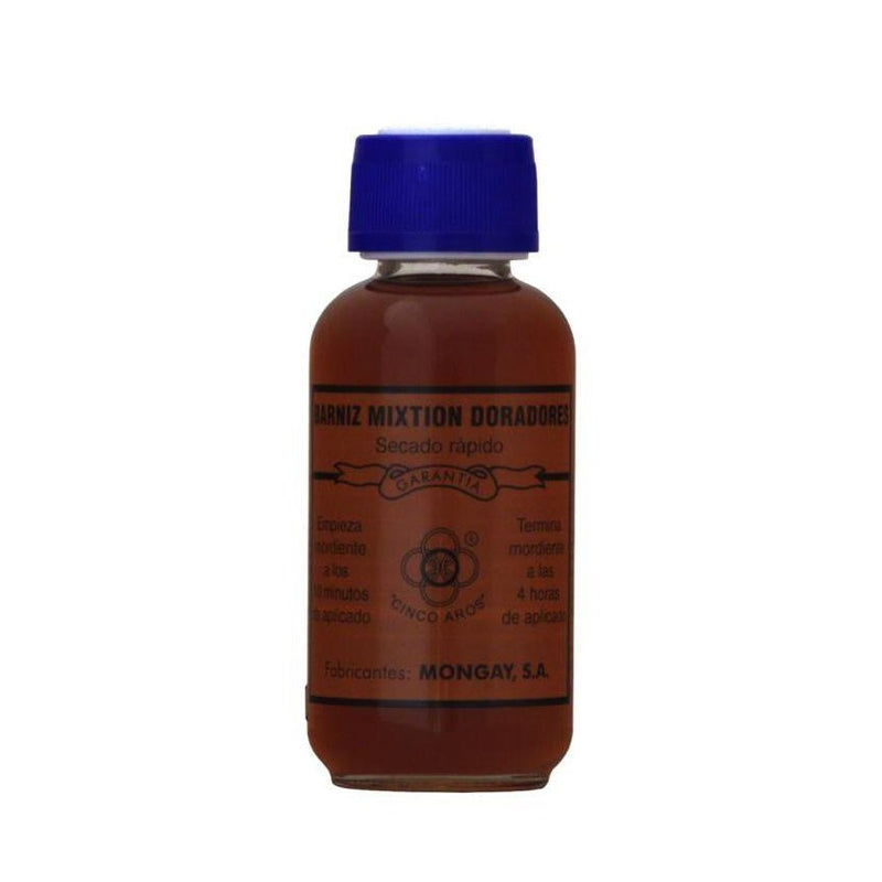 Mixtion vernis pour doreurs 5 anneaux Mongay 1/20 (pour feuille d'or, argent,...)