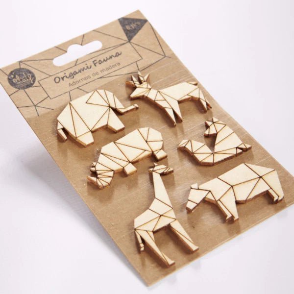Oh Naif origami fauna adornos de madera 2255000094 Centroartesano CENTROARTESANO