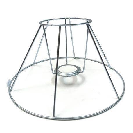 Armadura lampara capuchino liso pie 45cm CHOPO CENTROARTESANO
