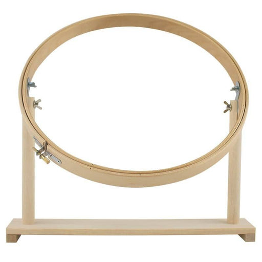 Bastidor bordar madera pie redondo 25cm desmontable CHOPO CENTROARTESANO