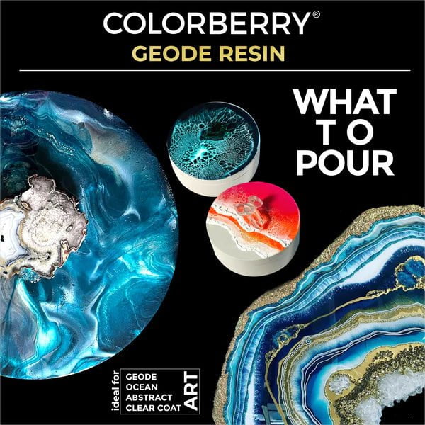 Colorberry Geoda Resin 1000ml COLORBERRY CENTROARTESANO