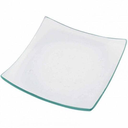 Plato cristal cuadrado 19.5x 19.5cm CREATIV CENTROARTESANO