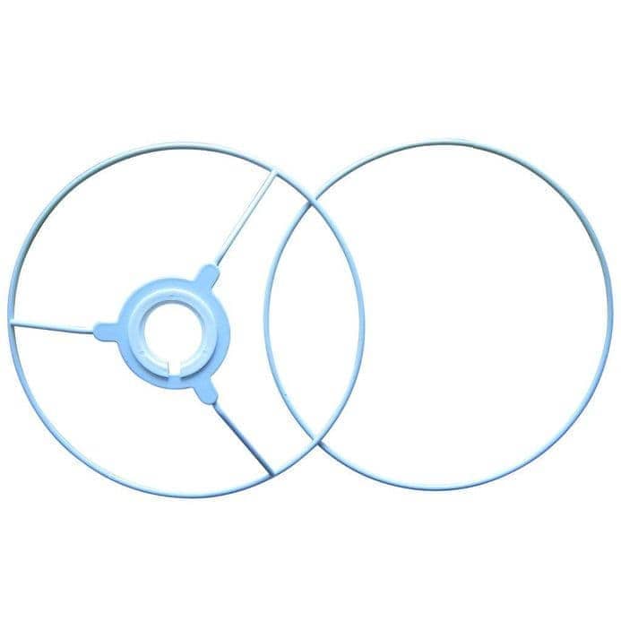 Kit de dos anillos metalicos para tambor de lampara de 30cm de diametro DANNELLS CENTROARTESANO