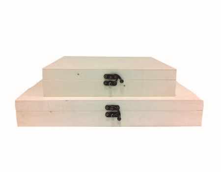 Caja de madera para album 39x36x7.5cm 04030142 DAYKA CENTROARTESANO