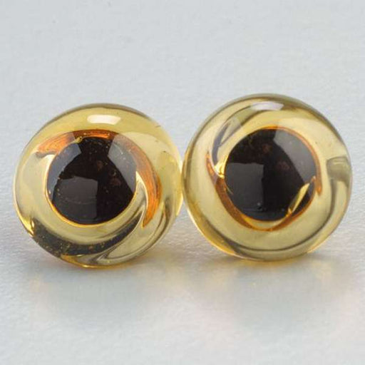 Efco ojos cristal coser amarillos 6mm 2pares EFCO CENTROARTESANO