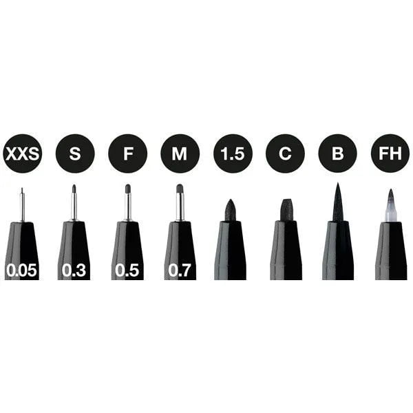 Faber castell rotulador calibrado tinta china PITT 8ud 671589 FABER CASTELL Oferta CENTROARTESANO