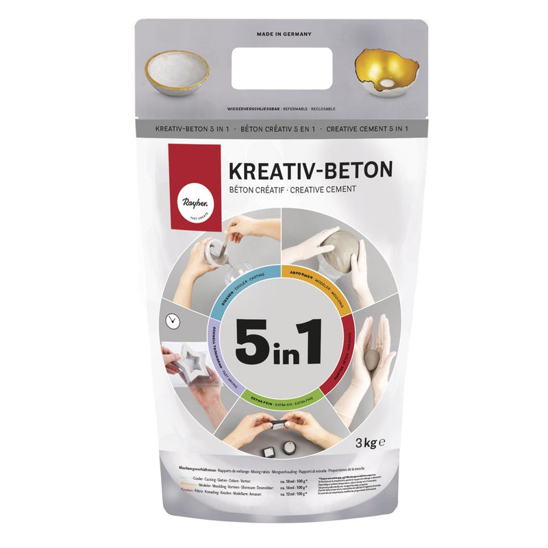 Rayher Cemento Creativo 5 en 1 - 1kg - 34463558