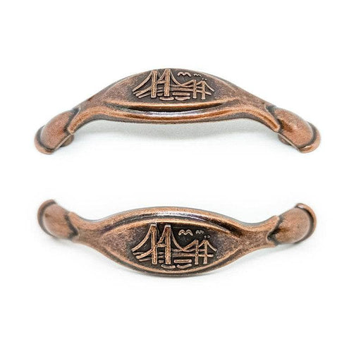 Tirador metalico 8.2x2cm NO12 bronce antiguo MONTEJO CENTROARTESANO