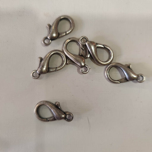 Cierre de Zamack clasp 12x23mm Silver/antique N/A CENTROARTESANO