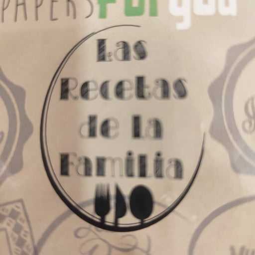 Sello madera las recetas de la familia N/A CENTROARTESANO