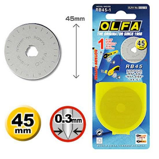 Recambio Cuchillas rotarry 45mm OLFA CENTROARTESANO