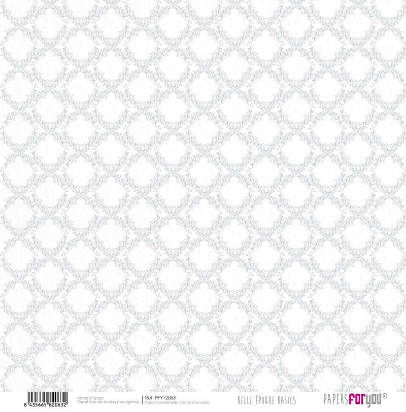 Copia de Papersforyou kit 12 papeles scrap+2 hojas recortables PFY12058 Belle Epoque PAPERS FOR YOU CENTROARTESANO