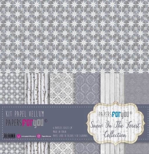 Copia de Papersforyou papel scrap Vellum 125gr 12x12" The Radiant Princess pfy13341 PAPERS FOR YOU CENTROARTESANO