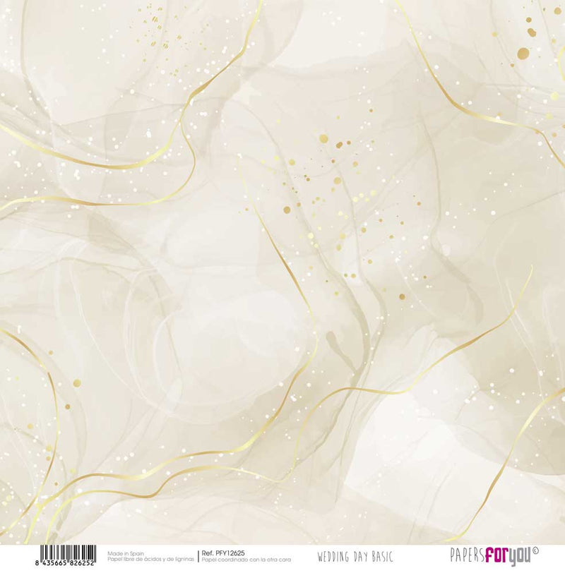 Kit papel Scrap Papers For You, 24 unidades Wedding day collection pfy12632 PAPERS FOR YOU CENTROARTESANO