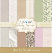 Kit papel Scrap Papers For You, 24 unidades Wedding day collection pfy12632 PAPERS FOR YOU CENTROARTESANO