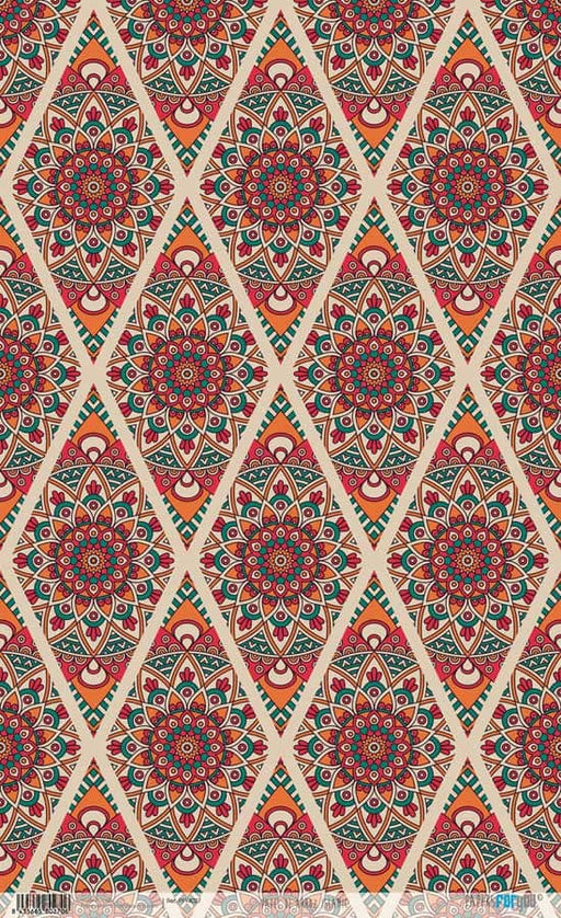 Papel arroz Papers for you 54x33cm PFY4027 geometrico rombos PAPERS FOR YOU CENTROARTESANO