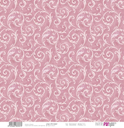 Papersforyou papel scrap vellum 125gr 12x12" the Radiant Princess PAPERS FOR YOU CENTROARTESANO