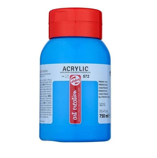 Talens art Creation pintura Acrilica azul Cian 750ml TALENS CENTROARTESANO