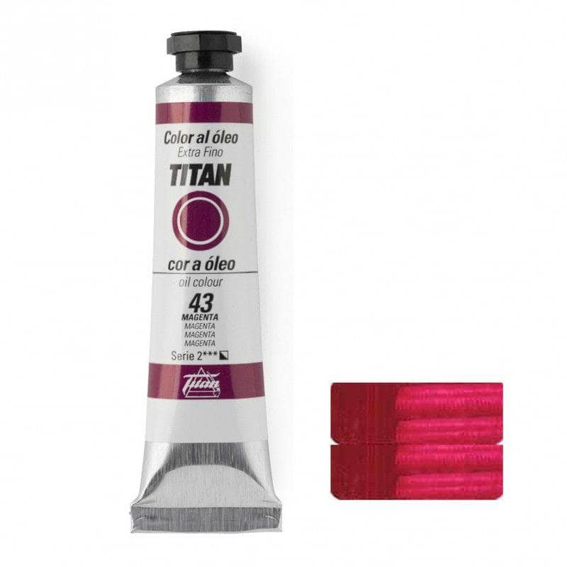 Oleo titan 20ml nº043 Magenta TITAN Oferta CENTROARTESANO