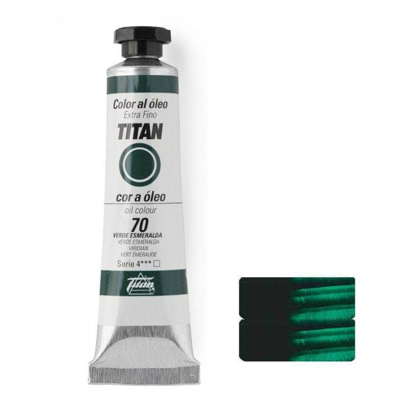 Oleo titan 20ml nº070 Verde Esmeralda TITAN Oferta CENTROARTESANO