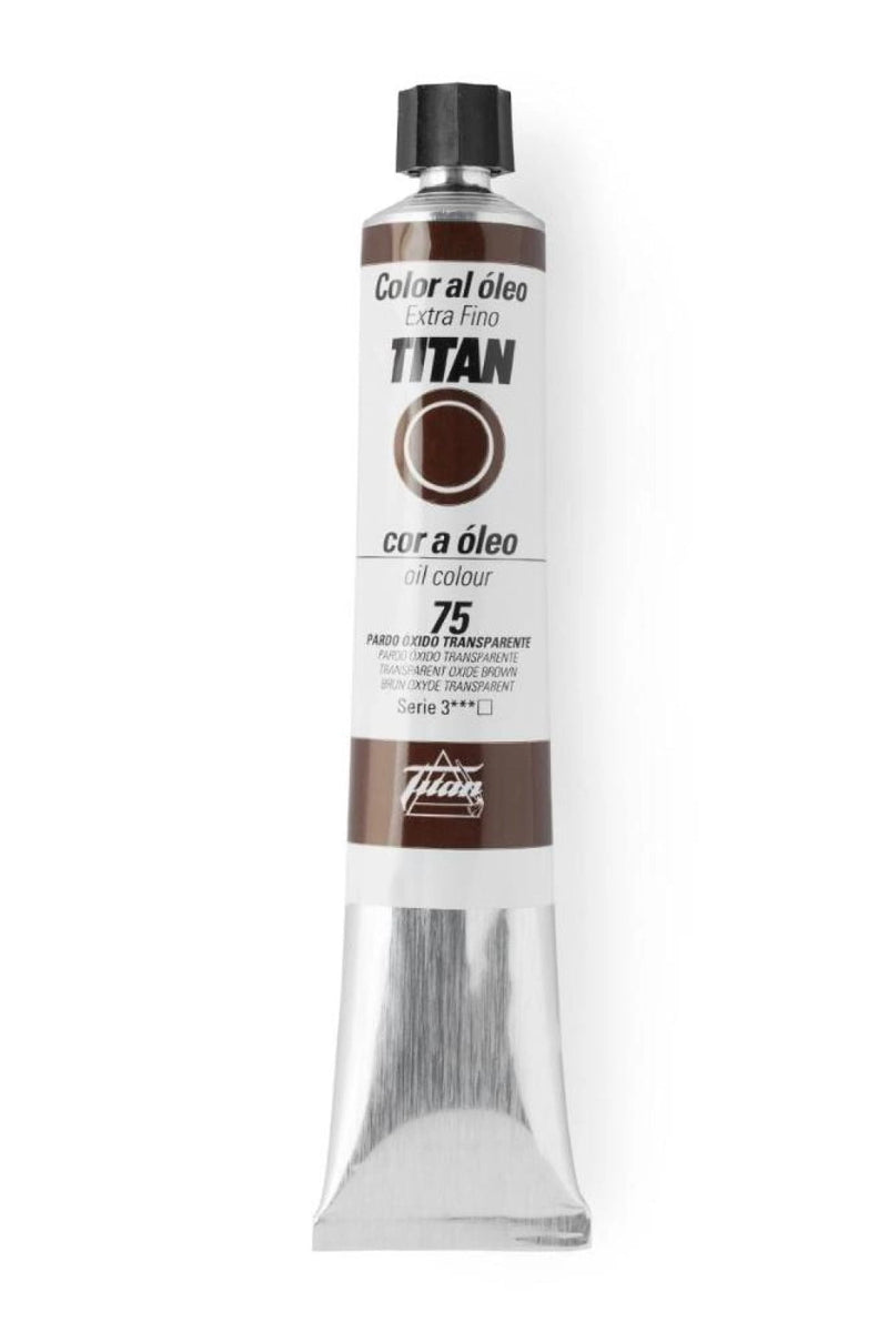 Oleo titan 20ml nº75 Pardo oxido transparente TITAN Oferta CENTROARTESANO