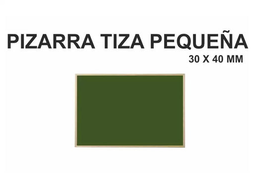 Pizarra verde 40x30 ACP CENTROARTESANO