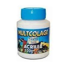 Pâte multicolage textile Acrilex 120g 18212