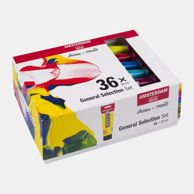 Amsterdam estuche acrilico 36ux20ml 17820437 AMSTERDAM CENTROARTESANO