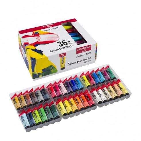 Amsterdam estuche acrilico 36ux20ml 17820437 AMSTERDAM CENTROARTESANO