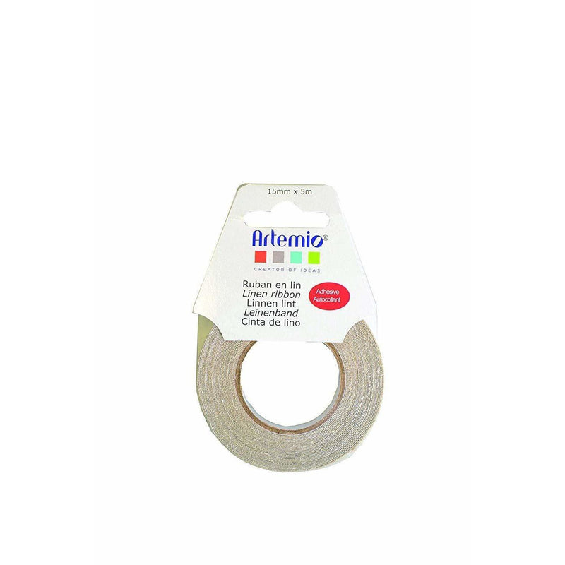 Artemio Cinta de Lino ahnesiva 1.5cm de ancho x 5m. 13080012 ARTEMIO CENTROARTESANO