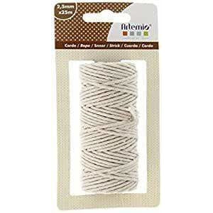 Artemio cuerda algodon 2.5mmx25m 13030108 ARTEMIO CENTROARTESANO