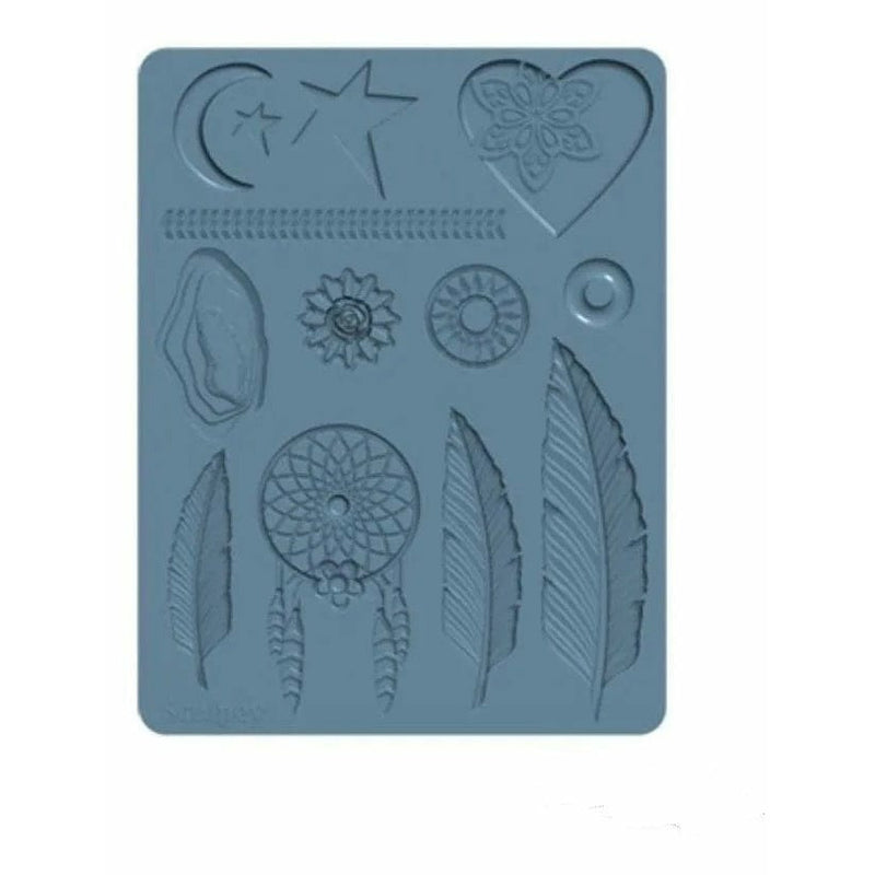 Copia de Sculpey molde silicona Boho chic apm63 ARTEMIO CENTROARTESANO