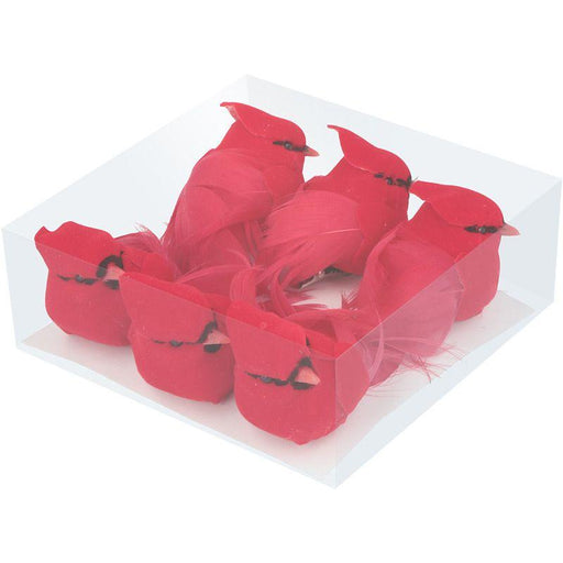 Artemio 13001088 set de 6u. pájaros rojos 4,5x7x3,5cm ARTEMIO Oferta CENTROARTESANO