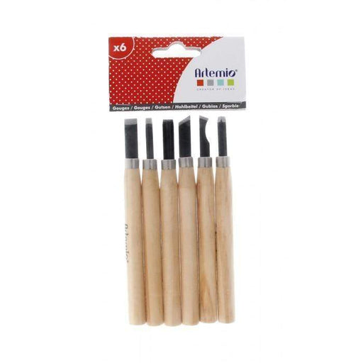 Artemio Herramientas gubias juego 6 18004059 ARTEMIO Oferta CENTROARTESANO