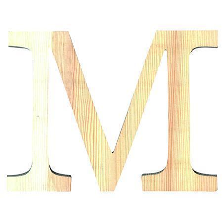 Artemio letra madera pequeña M 14001093 ARTEMIO Oferta CENTROARTESANO