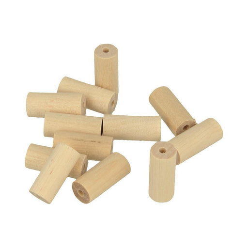 Artemio Lucy perla madera cilindro 25x8mm 10p 21005002 ARTEMIO Oferta CENTROARTESANO