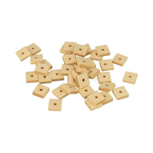 Artemio Lucy perla madera cuadrado 10x3.3mm 50p 21005009 ARTEMIO Oferta CENTROARTESANO