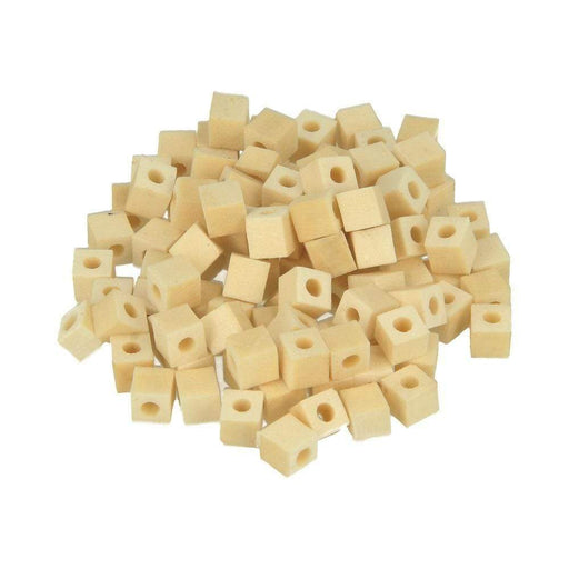 Artemio Lucy perla madera cuadrado 5x5mm 100p 21005010 ARTEMIO Oferta CENTROARTESANO