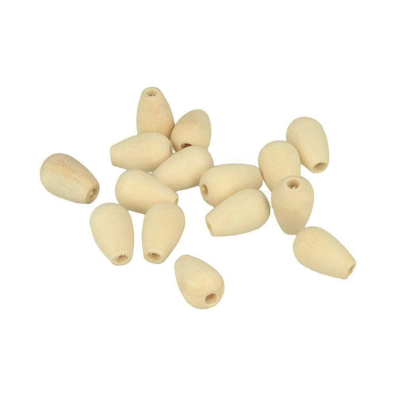 Artemio Lucy perla madera drop 17,7x12mm 25p 21005032 ARTEMIO Oferta CENTROARTESANO